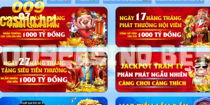 Nhận thưởng khi giới thiệu thành viên tại nhà cái 009 casino uy tín